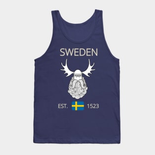 Sweden flag Tank Top